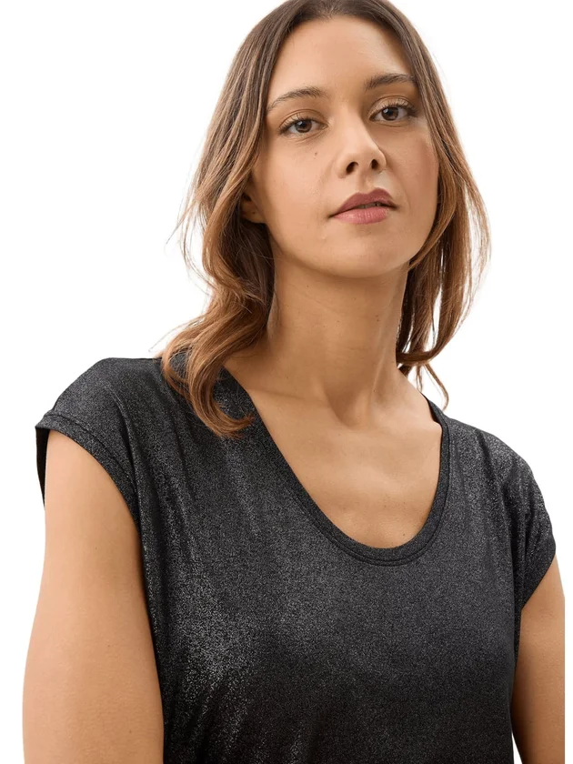Pcalice Ss Glitter Tee