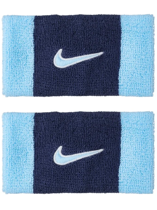 Swoosh Classic Doublewide Wristbands 2PK