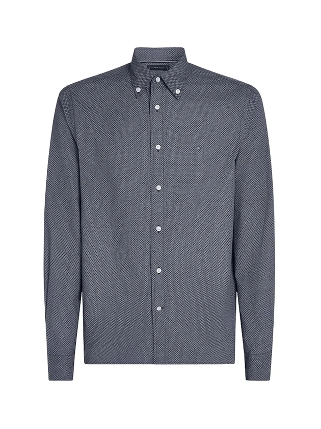 Flex Poplin Micro Rf Print Shirt