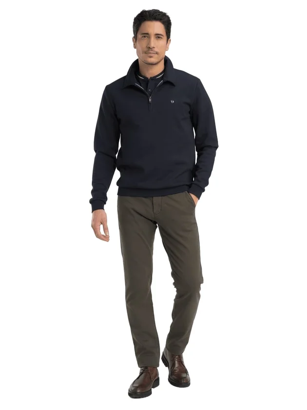 Classic Sweat Col Zip