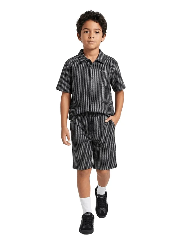 Set Jacquard Ss Polo Cot Poly Fancy Jacquard 180