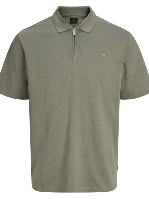 Ethan Ss Zip Polo Sn