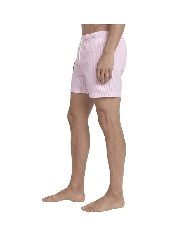 Ocean Seersucker Swim Shorts Ln