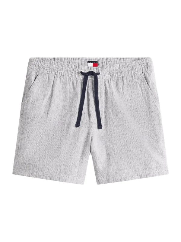 Linen Blend Stripe Short