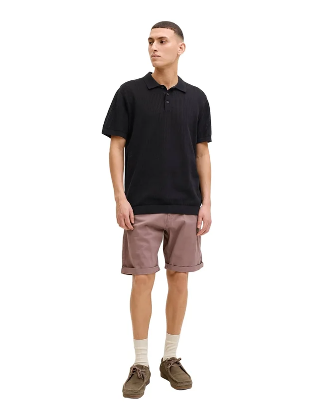Jjjess Knit Polo Ss