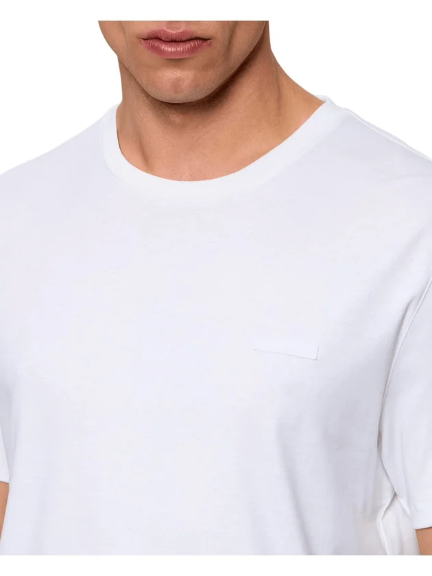 Slim Supima Logo Patch Tee
