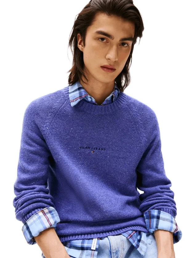 Slim Linear Raglan Sweater