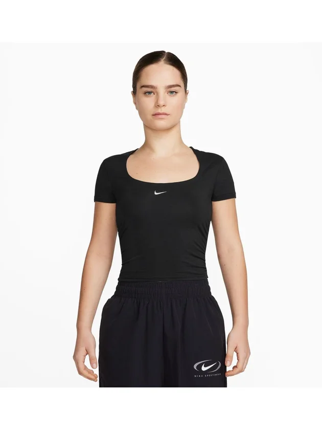 Chll Ss Square Neck Top