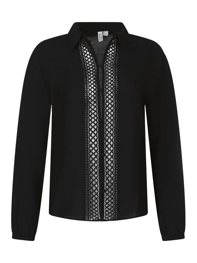 Vmitzel L S Shirt Wvn Btq