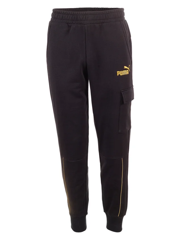 Minimal Gold Cargo Pants