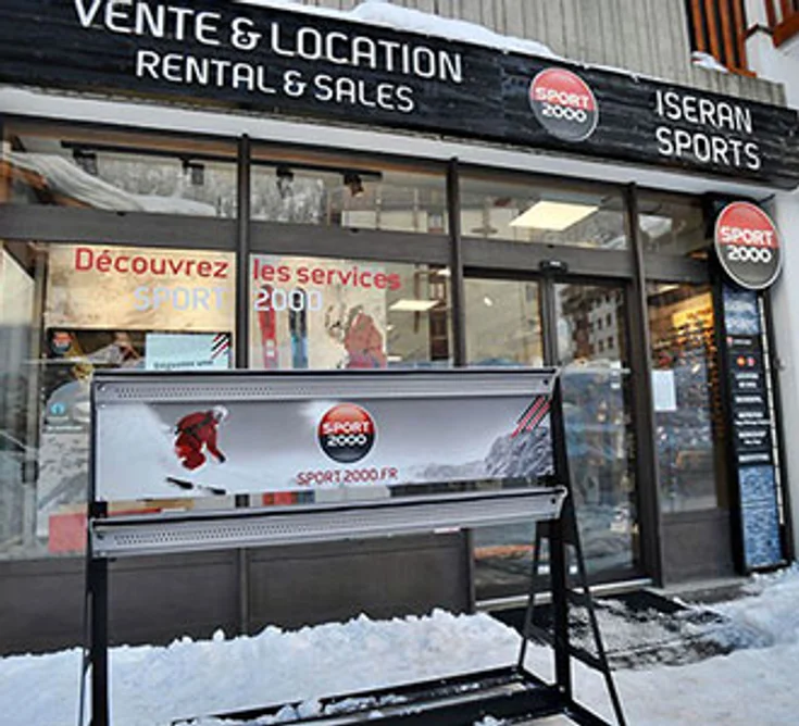 Extérieur du magasin SPORT 2000 VAL D'ISERE ISERAN SPORTS