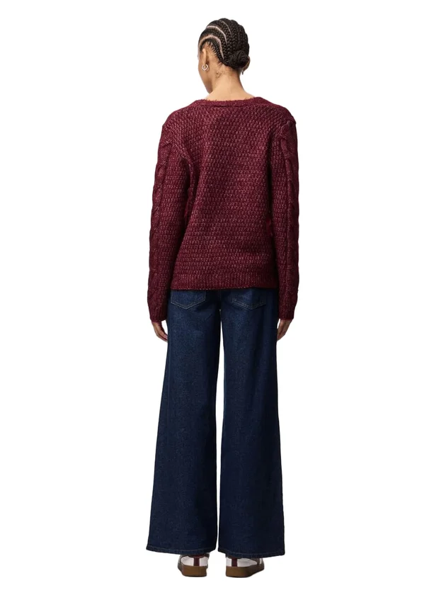 Pcnina LS V Neck Knit Cardigan Noos BC