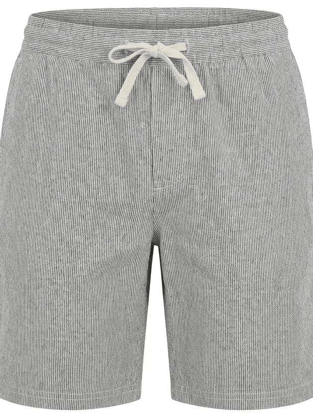 Linen Blend Stripe Short