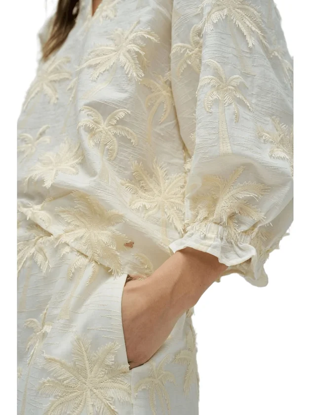 Blouse With Textured 3D Fabric Effect