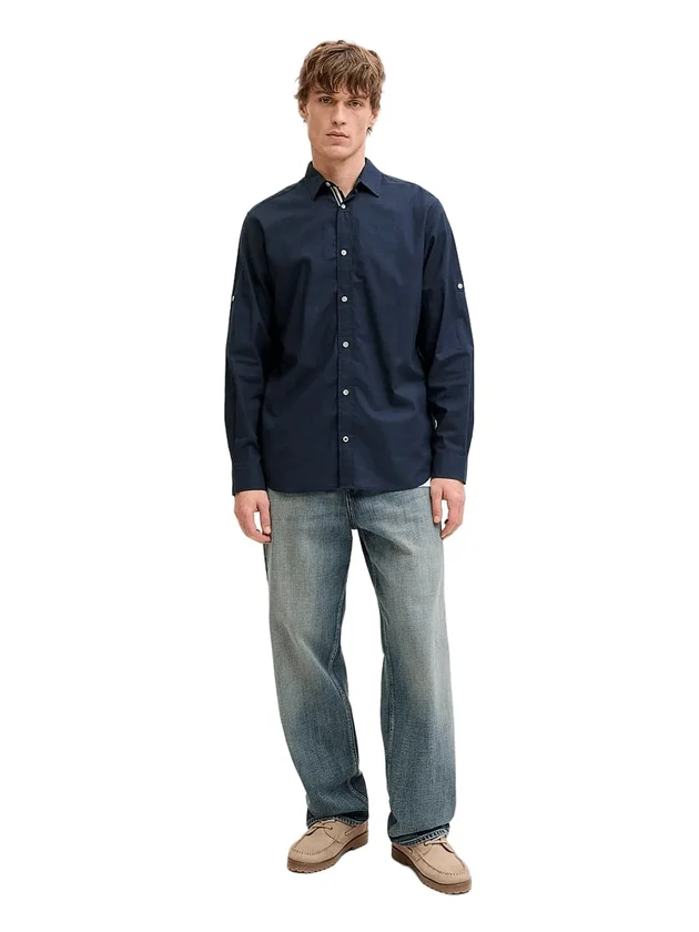 Jjhenry Slub Detail Shirt LS