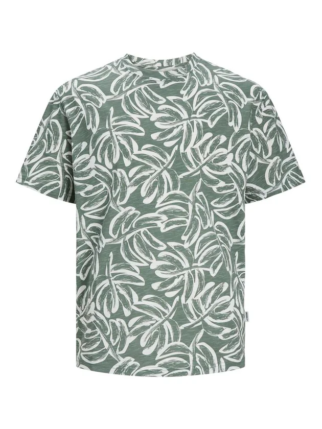 Jorlafayette Aop Tee Ss Crew Neck