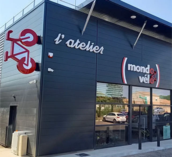 Extérieur du magasin MONDOVELO SETE FRONTIGNAN
