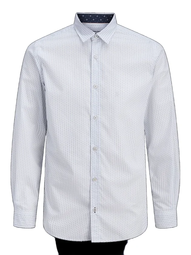 Jjmatheo Detail Print Shirt LS