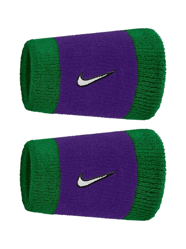 Swoosh Classic Doublewide Wristbands 2PK