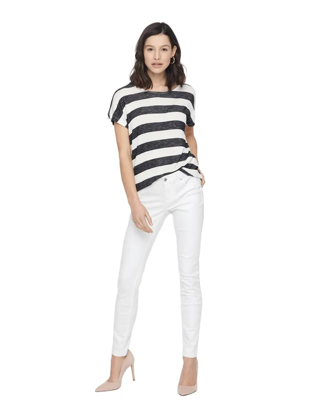 Wide Stripe Sl Top Jrs Noos