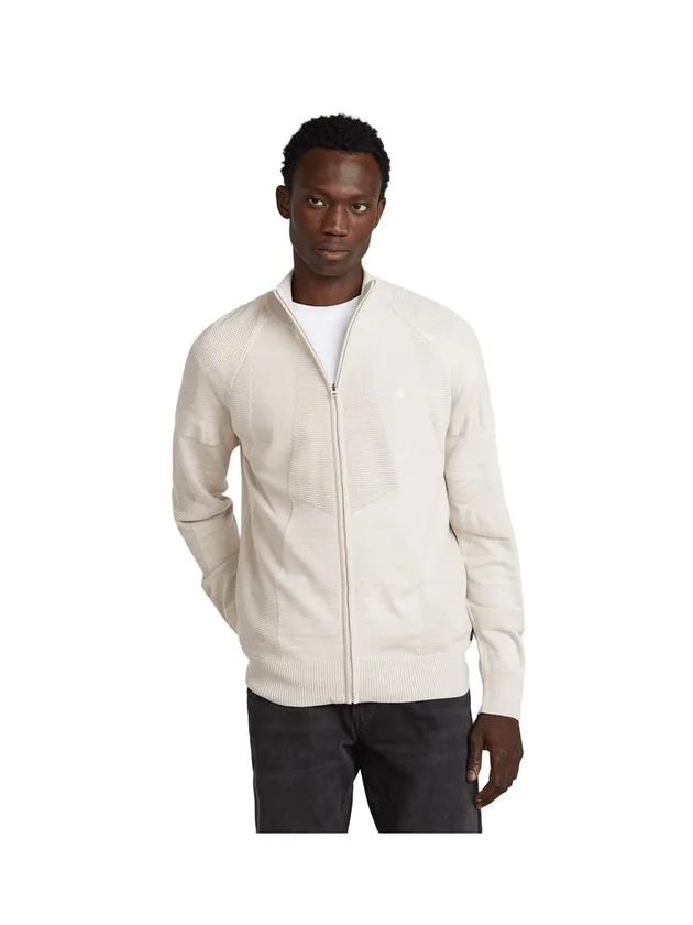 3D Biker Full Zip Knit