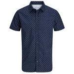 NAVY BLAZER / ALL-OVER PRINT:AOP
