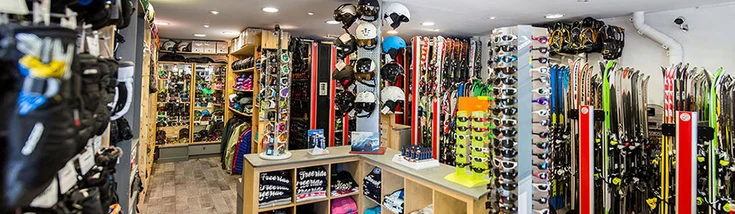 Intérieur du magasin SPORT 2000 TIGNES LE LAC LA GODILLE