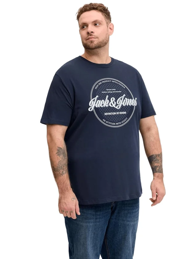 Jjedover Denim Tee Ss O Neck Sn