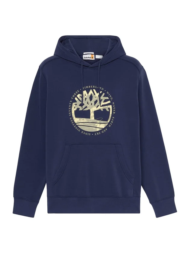 Tree Logo Lake House Graphic Hoodie