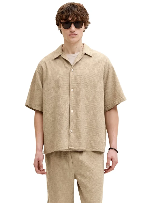 Jormontauk Wavy Texture Shirt SS SN