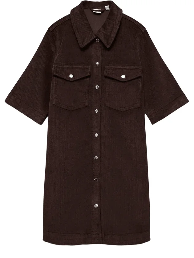 Fenja 2 4 Short Corduroy Dress Noos