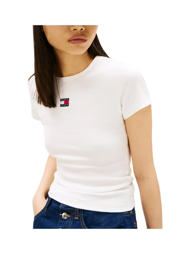 Slim Badge Rib Tee