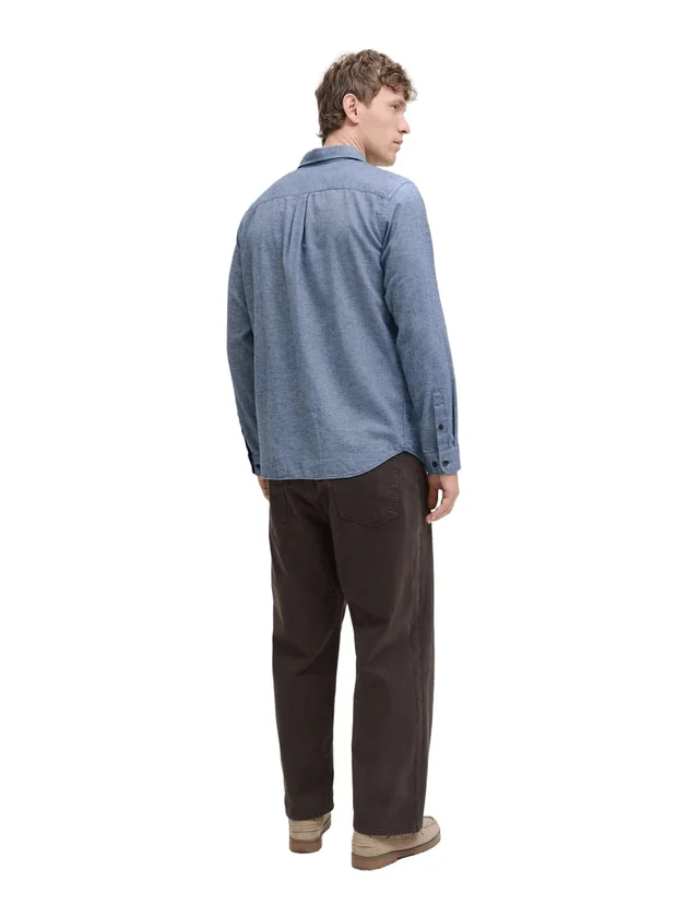 Classic Melange Shirt L S Noos