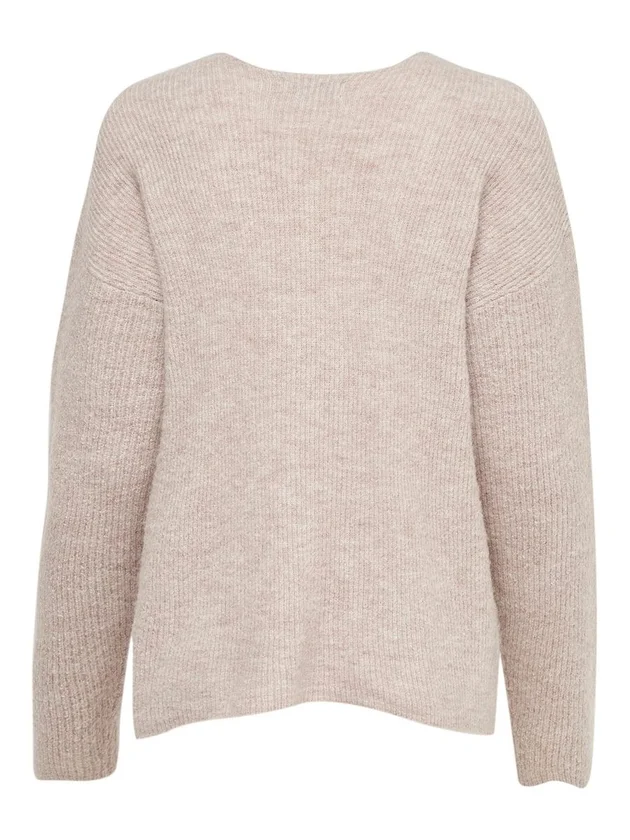 Camilla V Neck L S Pullover Knt Noos