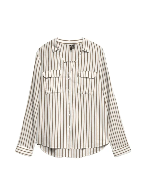 VMLINN Bumpy LS Shirt Wvn Noos