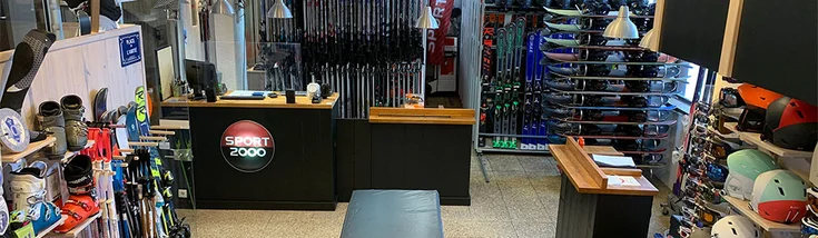 Intérieur du magasin SPORT 2000 LE CORBIER LA POUDREUSE