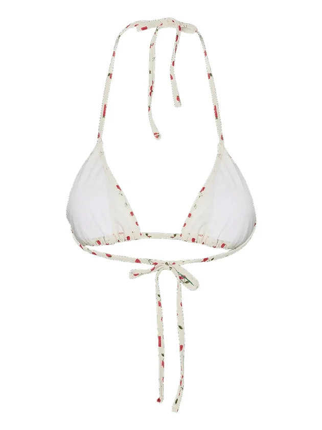 Lurex Bikini Triangle Top