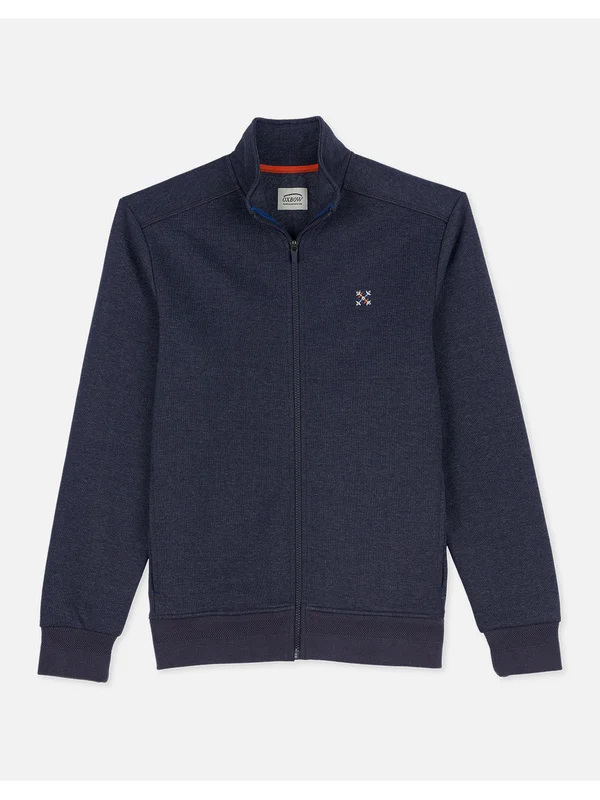 Sweat Zippé Col Rond