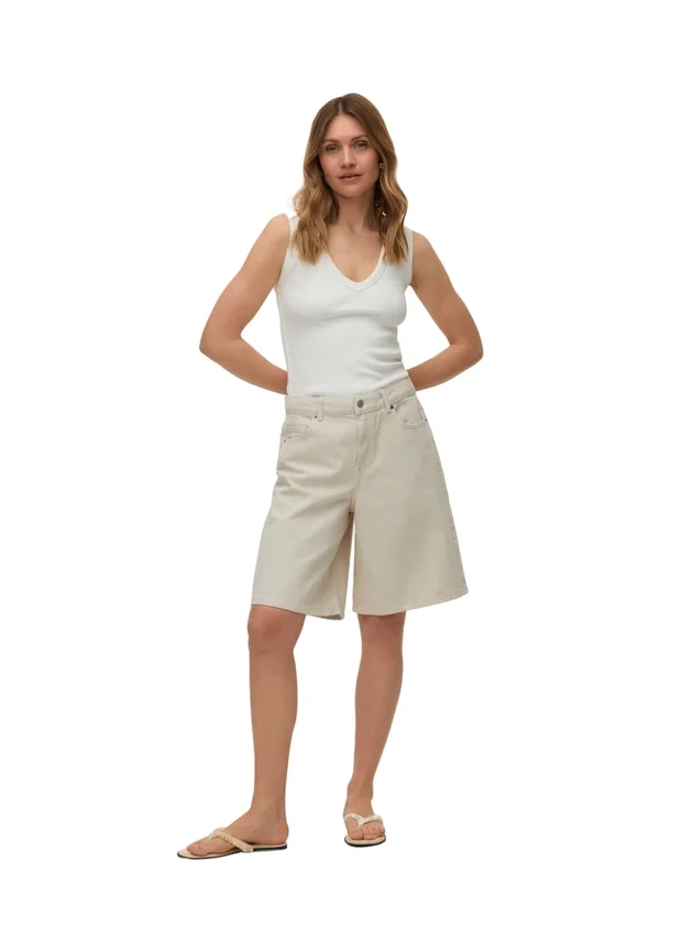 Hadley Bermuda Denim Shorts