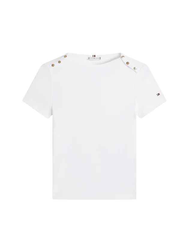 Gold Button Slim Ss