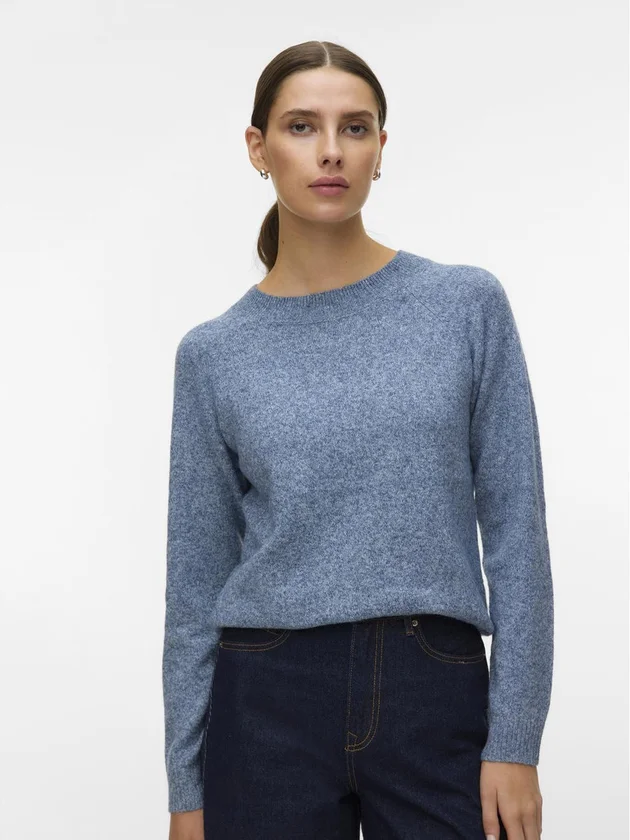 Offy LS O Neck Blouse Ga Noos