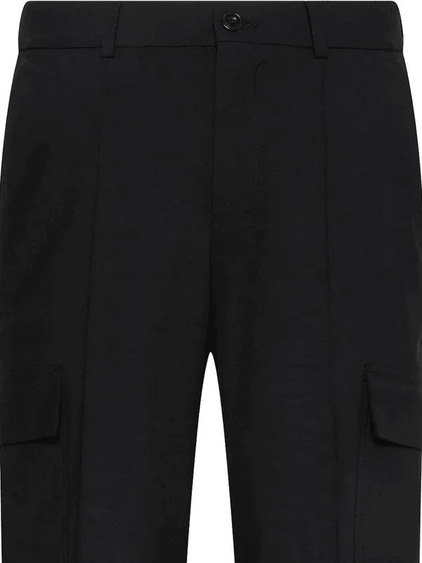 Straight Bengaline Cargo Pants