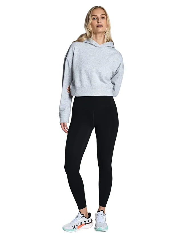 X Hyrox World Cropped Hoodie