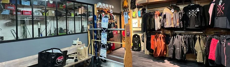 Intérieur du magasin SPORT 2000 CAUTERETS COTE SKI