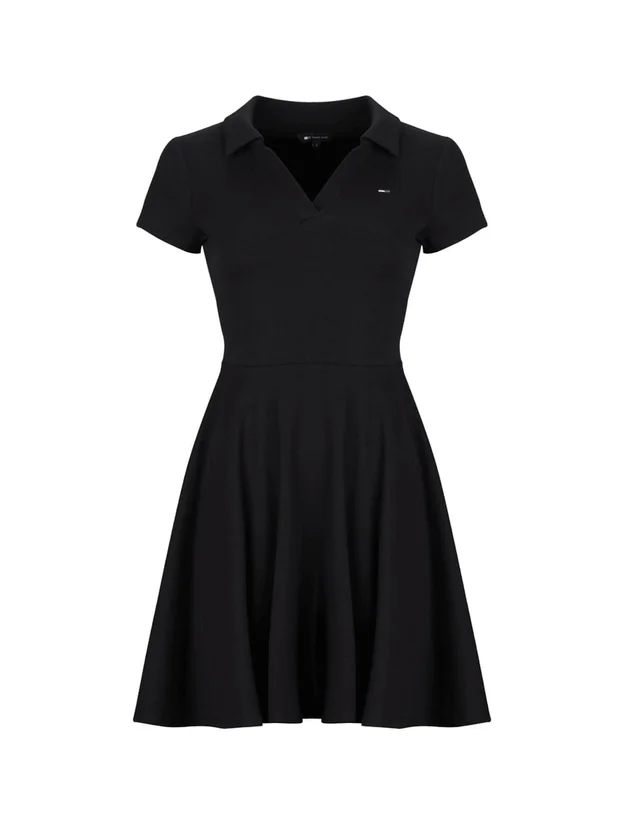 Rib Fit And Flare Polo Min