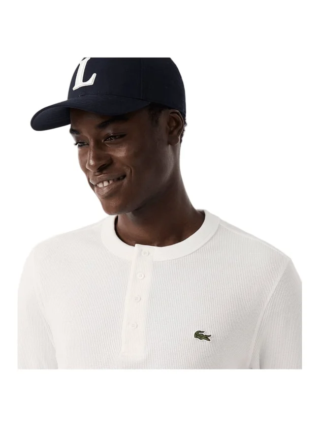 Tee-Shirt Henley Manches Longues
