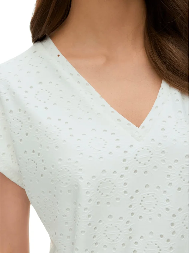 Liv Ss V Neck Top