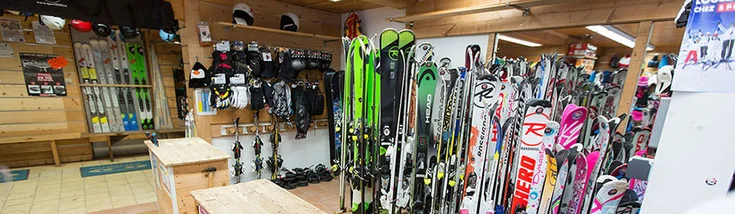 Intérieur du magasin SPORT 2000 VALMEINIER 1500 JACKY SPORTS
