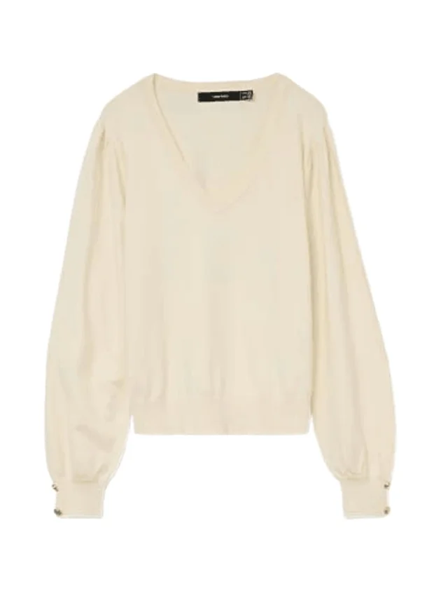 Hollykaris LS V Neck Pullover Boo