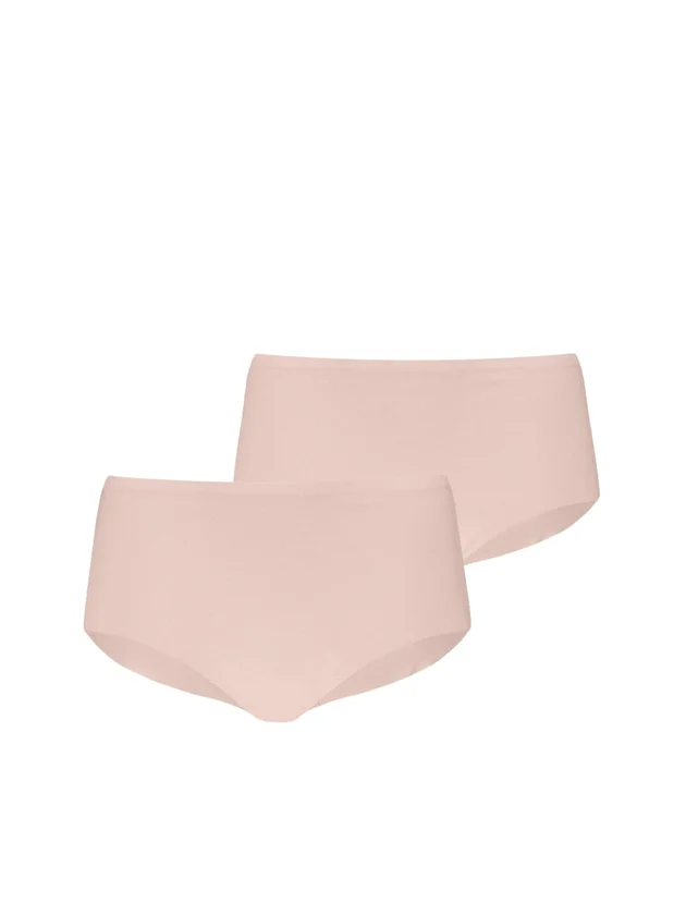 Invisible Cotton Mini Shorts 2P